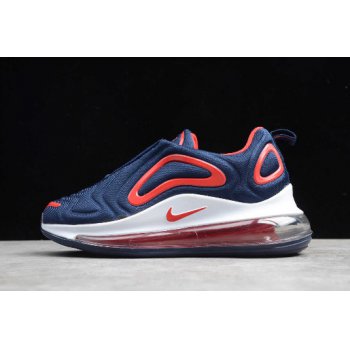Nike Air Max 720 Navy Blue Red-White Kids' Sizing AO2924-461 Shoes